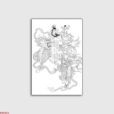 File in ấn File tranh phật PG5862 (bản gốc) sắc nét