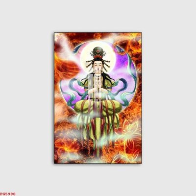 File gốc File tranh phật PG5990 (chủ đề hiện đại) trang trí