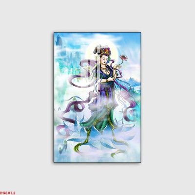 Download file gốc File tranh phật PG6012 (in mica) 3D