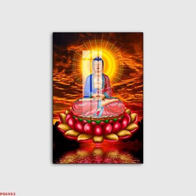 File tranh File tranh phật PG6082 (bản gốc) in lụa 3D