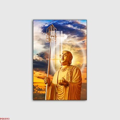 File PSD File tranh phật PG6093 (bản gốc) dễ dàng edit