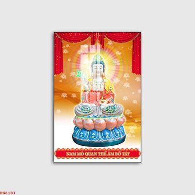 Tải file File tranh phật PG6181 (gốc) chủ đề hoa sen