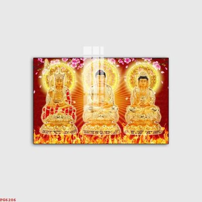 File gốc File tranh phật PG6206 (in lụa) cao cấp