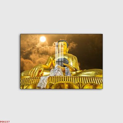 File gốc File tranh phật PG6237 (in lụa) tranh mã đáo