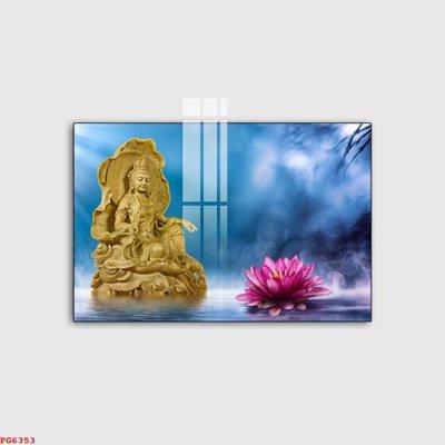 File gốc File tranh phật PG6353 (chủ đề hiện đại) trang trí