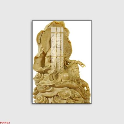 File in trần File tranh phật PG6402 (file gốc) hoa văn 3D