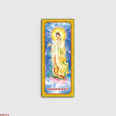 File gốc File tranh phật PG6514 (in tráng gương) sang trọng