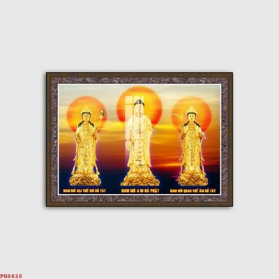 File tranh File tranh phật PG6626 (bản gốc) in lụa dán tường