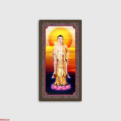 File tranh File tranh phật PG6628 (bản gốc) in lụa 3D
