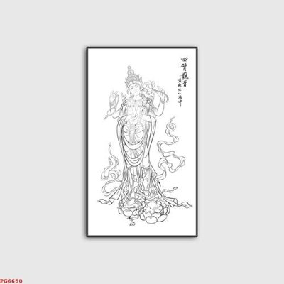 File tranh trang trí File tranh phật PG6650 (file gốc)