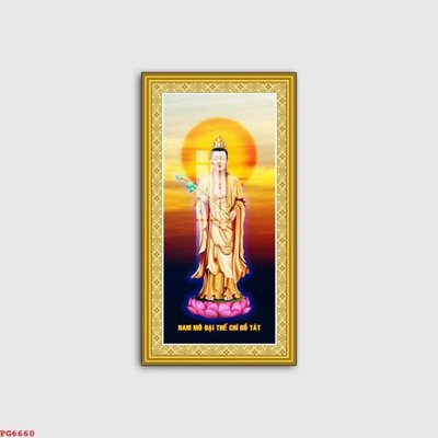 Ảnh gốc File tranh phật PG6660 (độ nét cao) in tráng gương