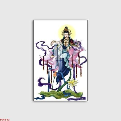 File PSD File tranh phật PG6682 (nguyên bản) cho thiết kế