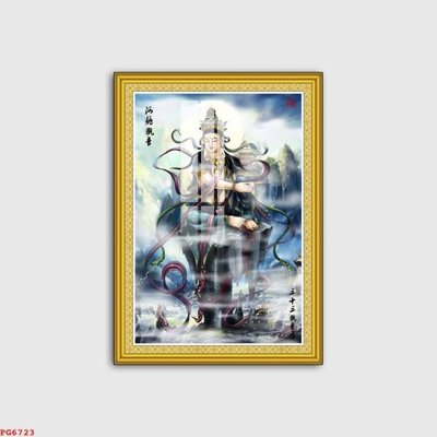 Chi tiết file tranh tráng gương File tranh phật PG6723 (ảnh gốc)