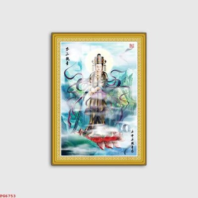 File in trần File tranh phật PG6753 (file gốc) xuyên sáng