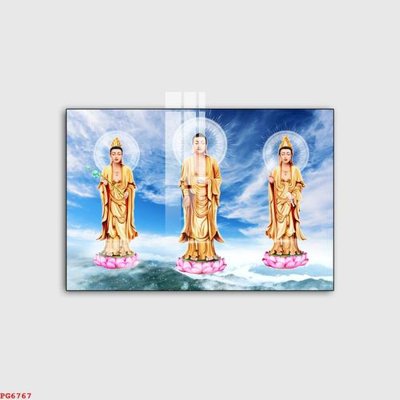 File gốc File tranh phật PG6767 (phong cách) tối giản
