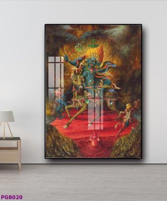 File gốc File tranh phật cổ PG8020 (in mica) làm bảng hiệu