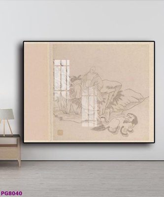 File ảnh File tranh phật cổ PG8040 (gốc) trang trí khách sạn