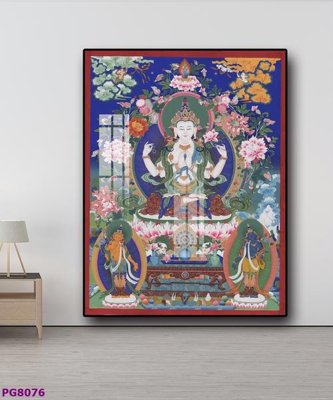 File in ấn cao cấp File tranh phật cổ PG8076 (file gốc)