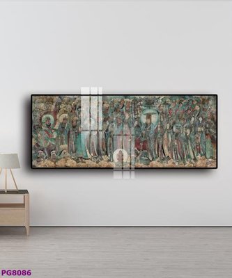 File tranh in tráng gương File tranh phật cổ PG8086 (siêu nét)