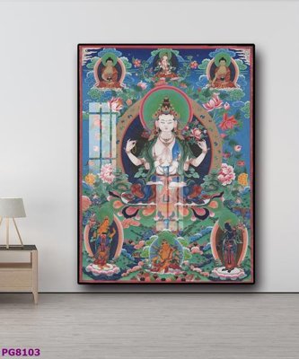 Hình ảnh file gốc File tranh phật cổ PG8103 cho in UV