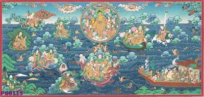 File tranh gốc File tranh phật cổ PG8115 (bản quyền) độc đáo