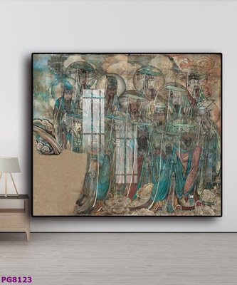 Tải file File tranh phật cổ PG8123 (gốc) làm file tranh quảng cáo