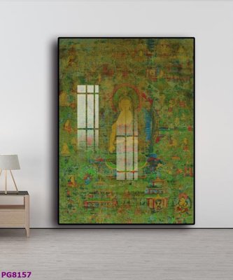 Tải file File tranh phật cổ PG8157 (ảnh gốc) in tráng gương