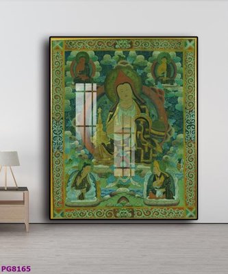 File tranh in tráng gương File tranh phật cổ PG8165 (siêu nét)