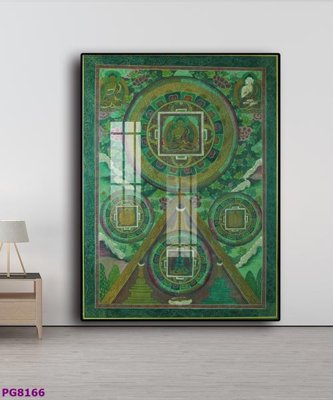 File tranh File tranh phật cổ PG8166 (bản gốc) in lụa 5D