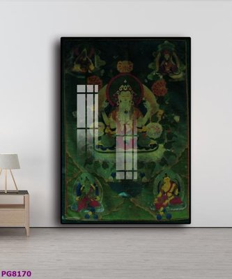 File tranh File tranh phật cổ PG8170 (bản gốc) in lụa 5D