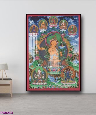 File gốc File tranh phật cổ PG8213 (ảnh chi tiết) để in lụa