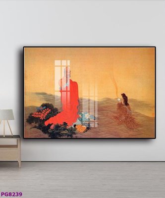 Hình ảnh file gốc in lụa File tranh phật cổ PG8239