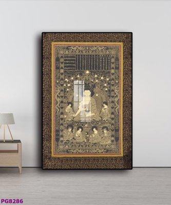 File tranh File tranh phật cổ PG8286 (ảnh gốc) in trần 3D