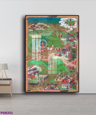 File in ấn File tranh phật cổ PG8351 (bản gốc) từ file gốc