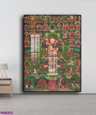 Download file gốc File tranh phật cổ PG8352 (in lụa) cao cấp