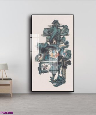 File gốc in ấn File tranh phật cổ PG8388 độ phân giải cao