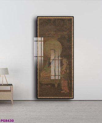 File gốc File tranh phật cổ PG8430 (in lụa) họa tiết 3D