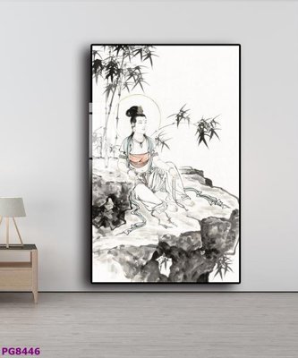 File tranh gốc File tranh phật cổ PG8446 (bản quyền) file PSD