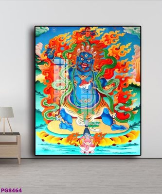 Download file gốc File tranh phật cổ PG8464 (in mica) 3D