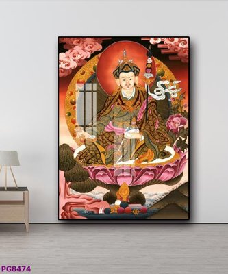 Ảnh mô tả file gốc in mica File tranh phật cổ PG8474