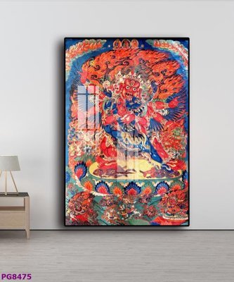 Download file gốc File tranh phật cổ PG8475 (in mica) trang trí