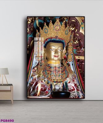 File gốc File tranh phật cổ PG8490 (in lụa) hoa văn cổ điển