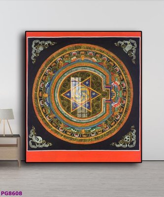 Tải file File tranh phật cổ PG8608 (gốc) làm file quảng cáo