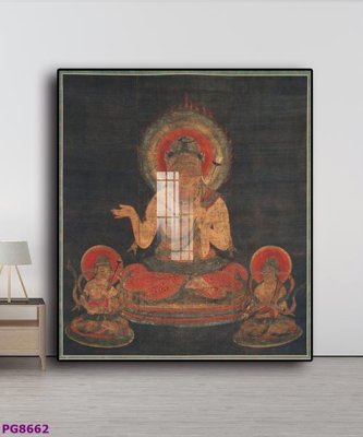 File tranh File tranh phật cổ PG8662 (gốc) chủ đề thành phố