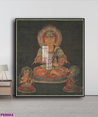 File tranh trang trí File tranh phật cổ PG8664 (file gốc)