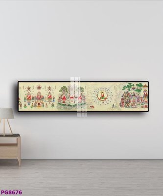 Ảnh gốc File tranh phật cổ PG8676 (nét căng) in mica