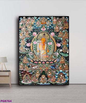 Chi tiết file gốc File tranh phật cổ PG8764 (cho in tráng gương)