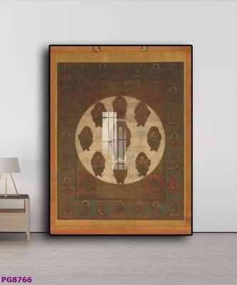 File tranh File tranh phật cổ PG8766 (bản gốc) trang trí văn phòng