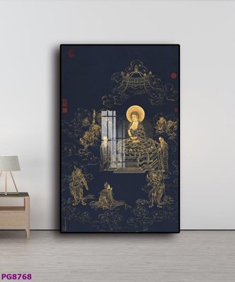 File ảnh File tranh phật cổ PG8768 (gốc) cho trang trí nội thất