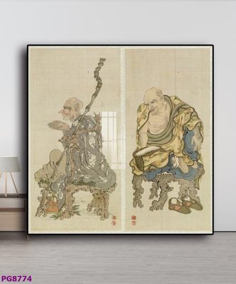 Tải file File tranh phật cổ PG8774 (gốc) in tranh tráng gương